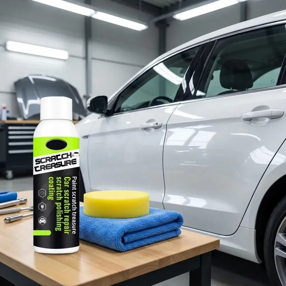 Scratch creasure paint restorer