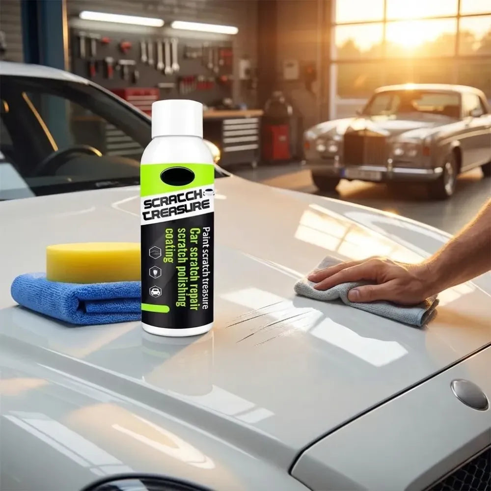 Scratch creasure paint restorer