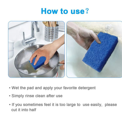 Scratch-free kitchen scrubber pads - home &