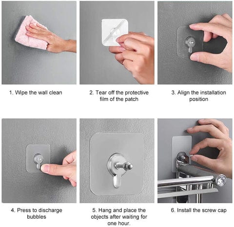 Wall hook - no drilling (pack of 20)