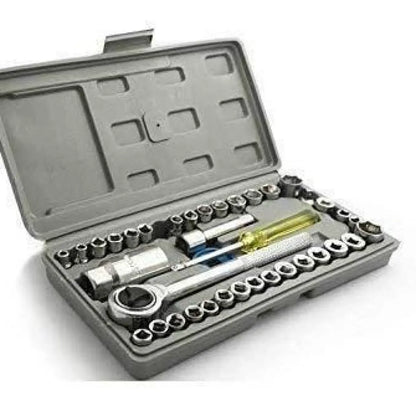 Screwdriver tool kit-multipurpose 40 in 1 socket set and bit kit