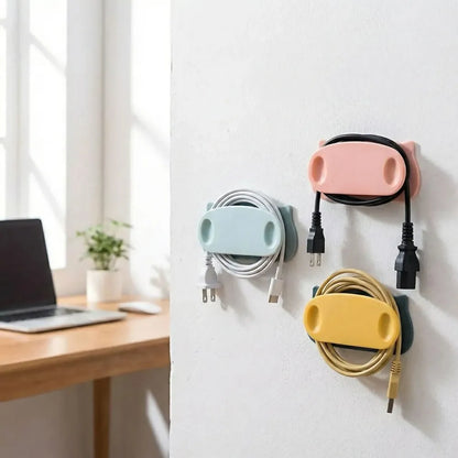 Self-adhesive cable organizer clips - home improvement