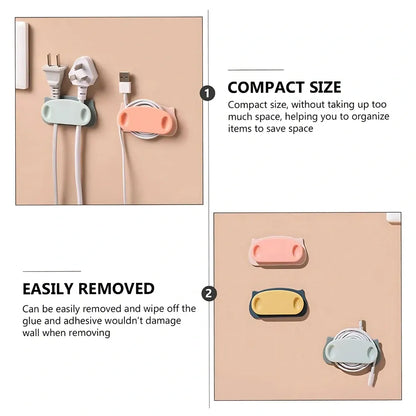 Self-adhesive cable organizer clips - home improvement
