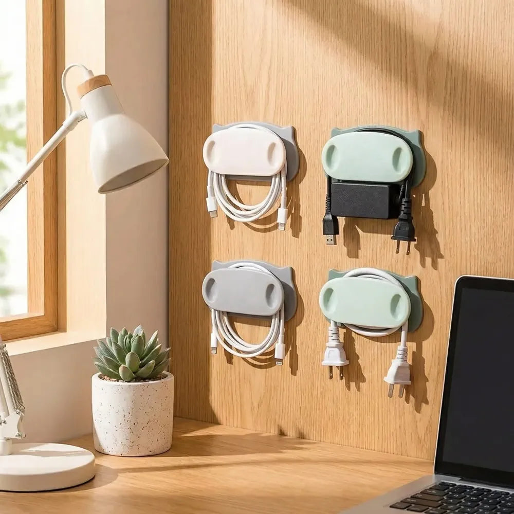 Self-adhesive cable organizer clips - home improvement