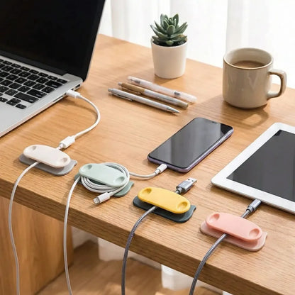 Self-adhesive cable organizer clips - home improvement