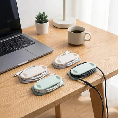 Self-adhesive cable organizer clips - home improvement