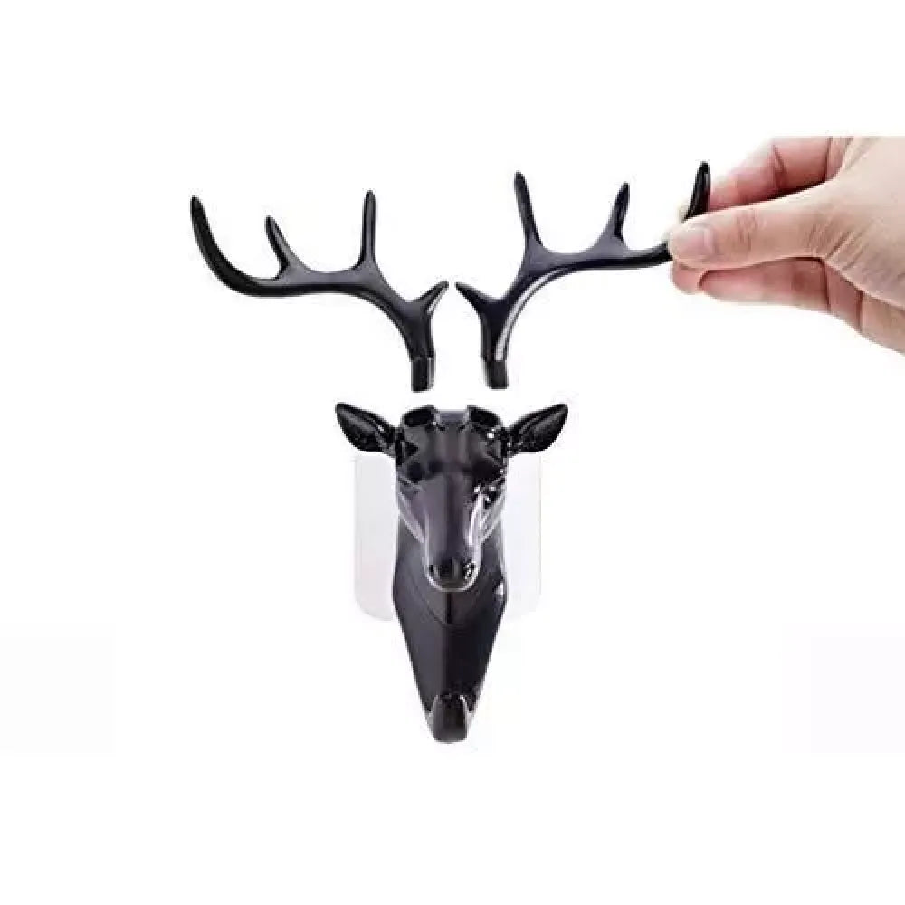 Self-adhesive deer hook