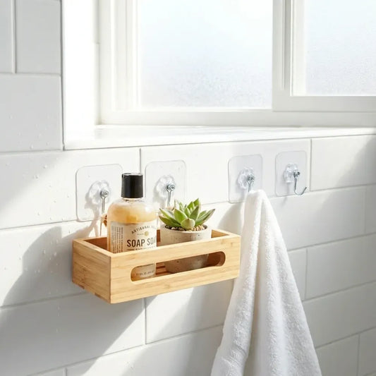 Self adhesive hooks sticker screw nut and bolt type (4 pcs set) - home & kitchen