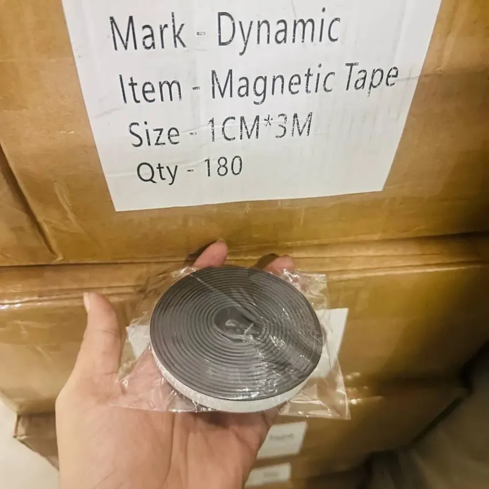 Self adhesive magnetic tape