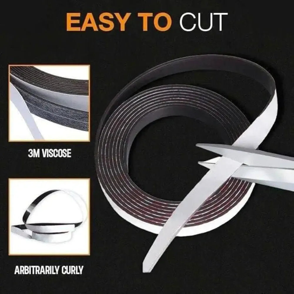 Self adhesive magnetic tape