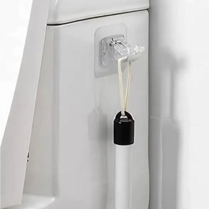 Self adhesive rod clips
