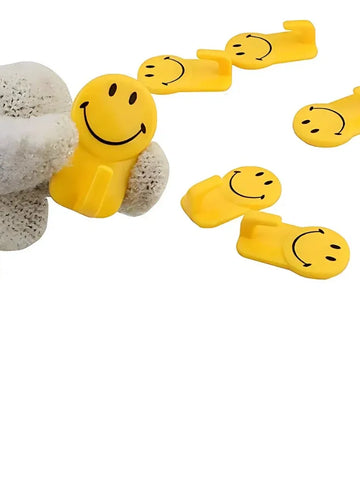 Self-Adhesive Smiley Face Hooks