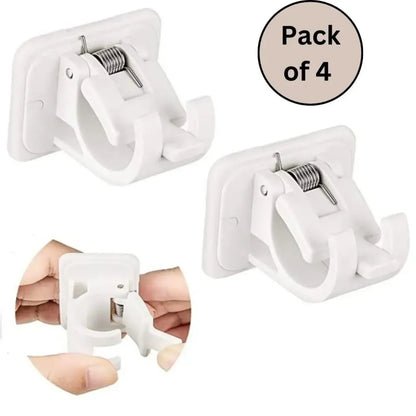 Self adhesive wall clip hooks