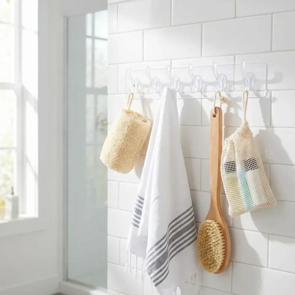 Self adhesive wall hanger – 6 hooks