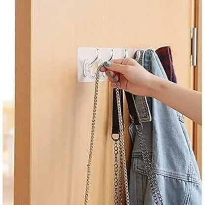 Self adhesive wall hanger – 6 hooks