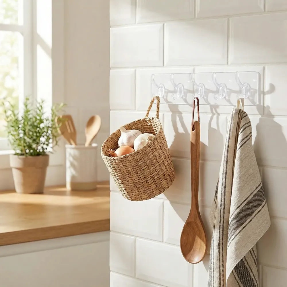 Self adhesive wall hanger hooks