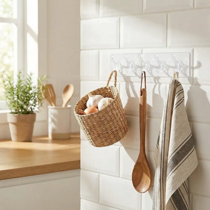 Self adhesive wall hanger hooks