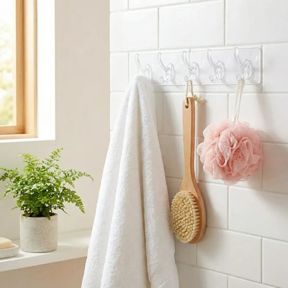 Self adhesive wall hanger hooks