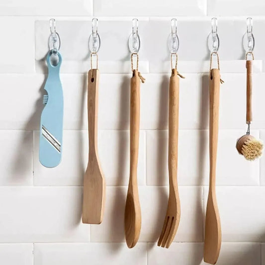 Self adhesive wall hanger hooks