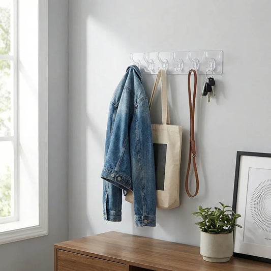 Self adhesive wall hanger hooks