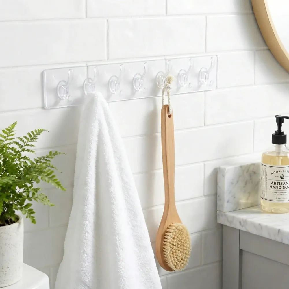 Self adhesive wall hanger hooks