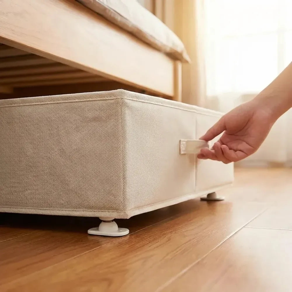 Self adhesive wheels pulley (pack of 4)