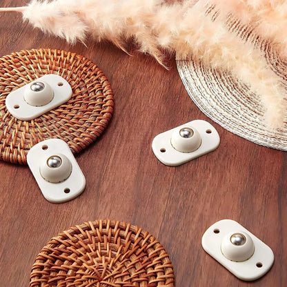 Self adhesive wheels pulley (pack of 4)
