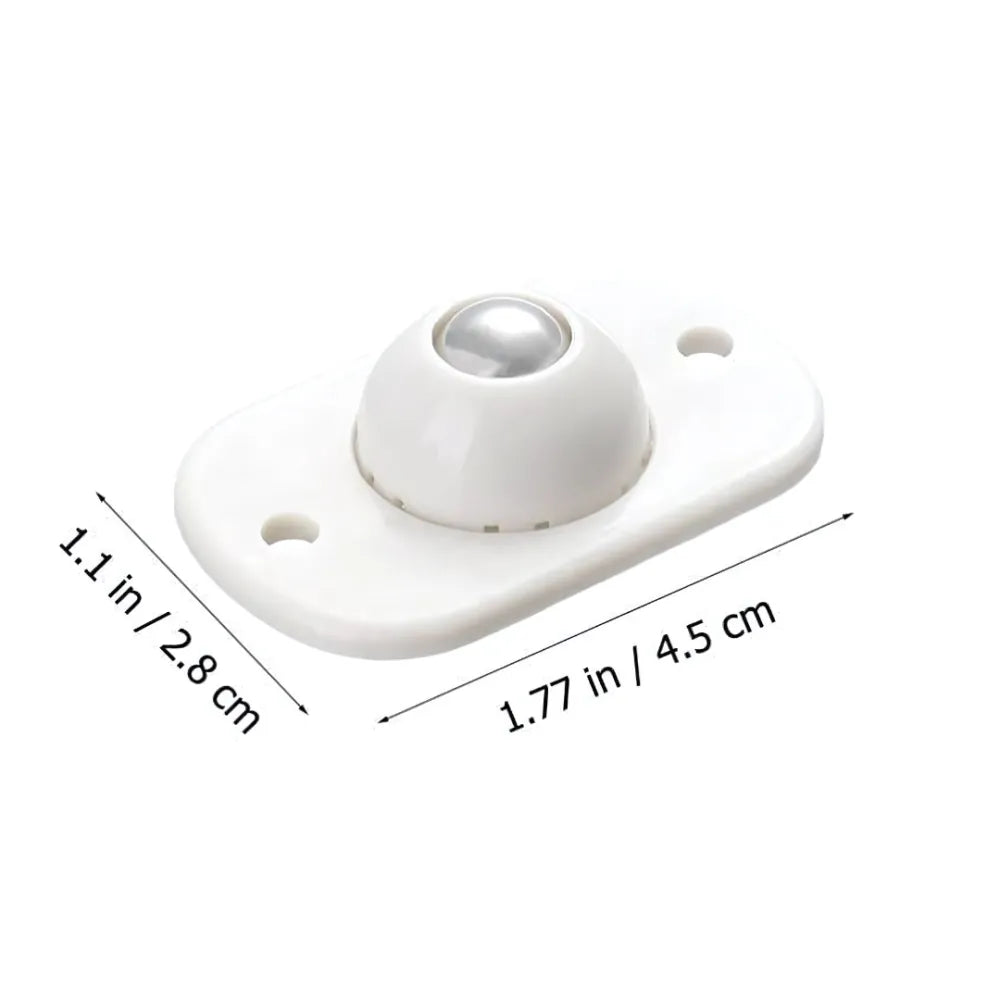 Self adhesive wheels pulley (pack of 4)