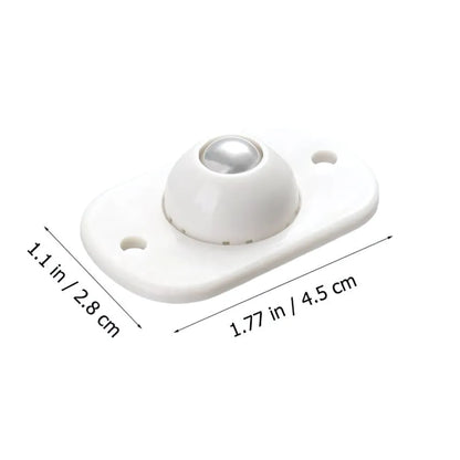 Self adhesive wheels pulley (pack of 4)