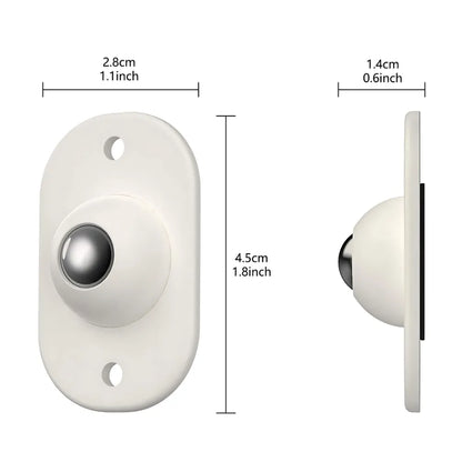 Self adhesive wheels pulley (pack of 4)