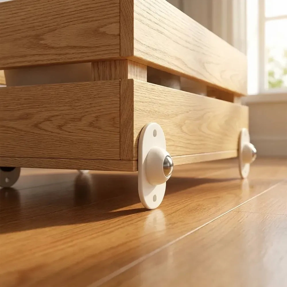 Self adhesive wheels pulley (pack of 4)