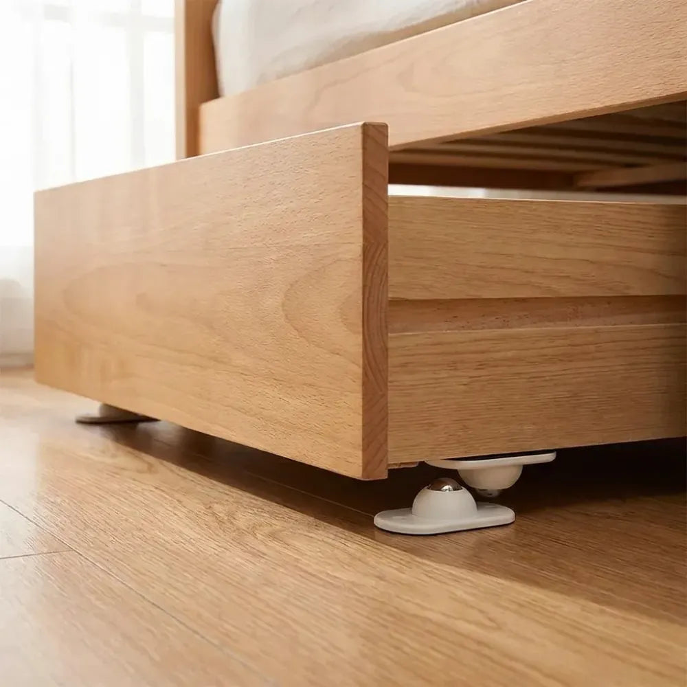 Self adhesive wheels pulley (pack of 4)