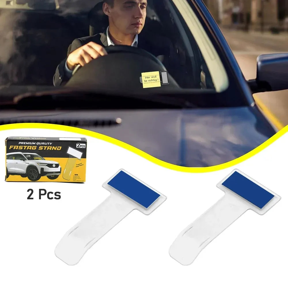 Self-adhesive windscreen cardholder - automotive