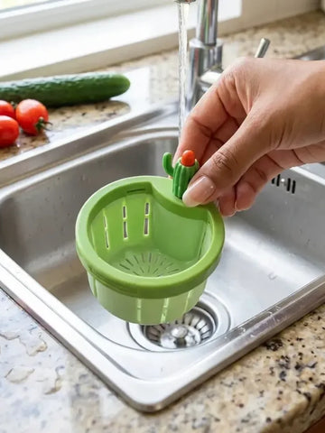 Self-Cleaning Sink Strainer
