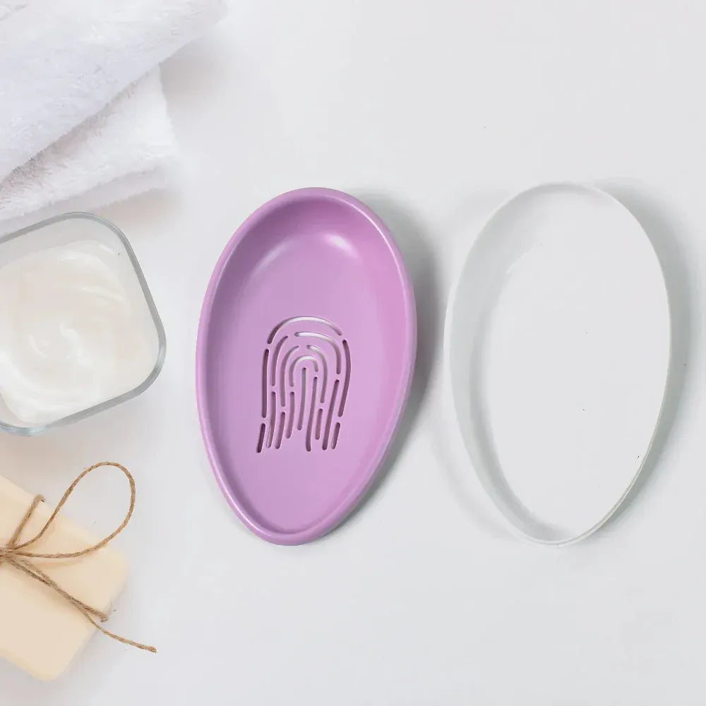 Self-draining soap dish pro - home & kitchen
