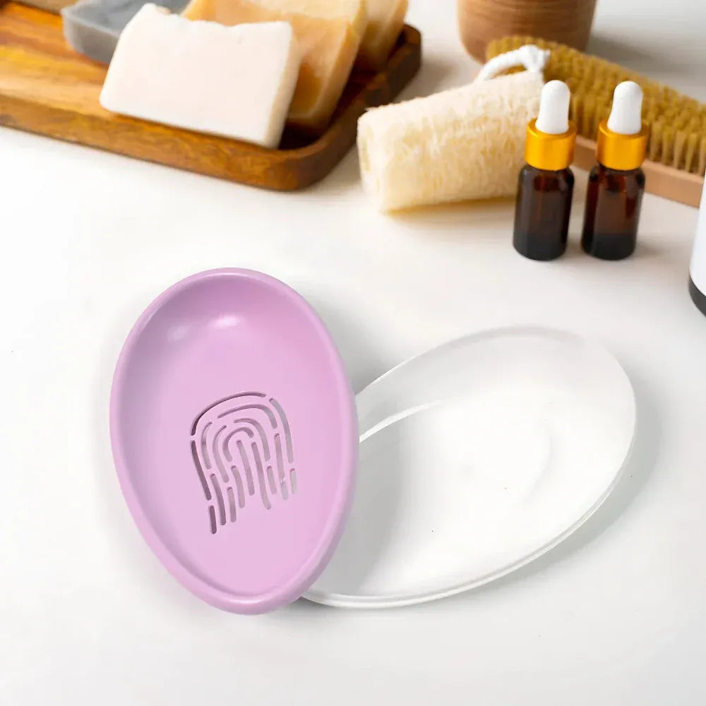 Self-draining soap dish pro - home & kitchen