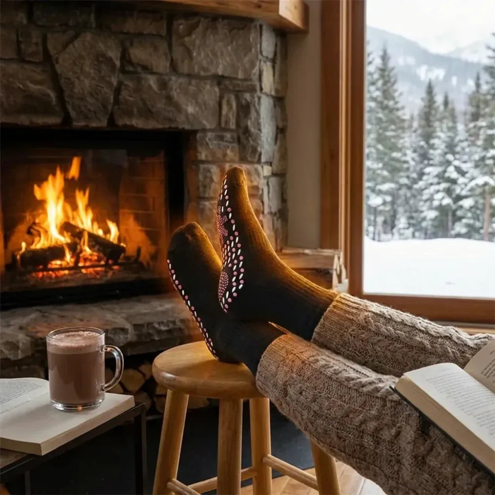 Self heating socks winter warm massage