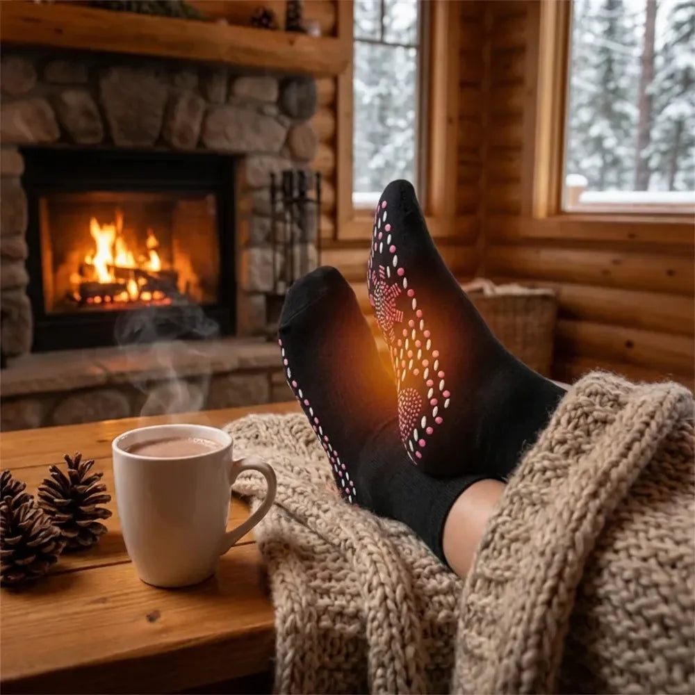 Self heating socks winter warm massage