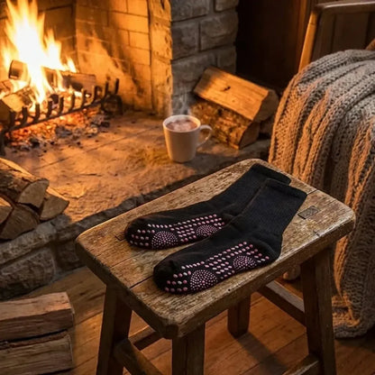 Self-heating winter socks
