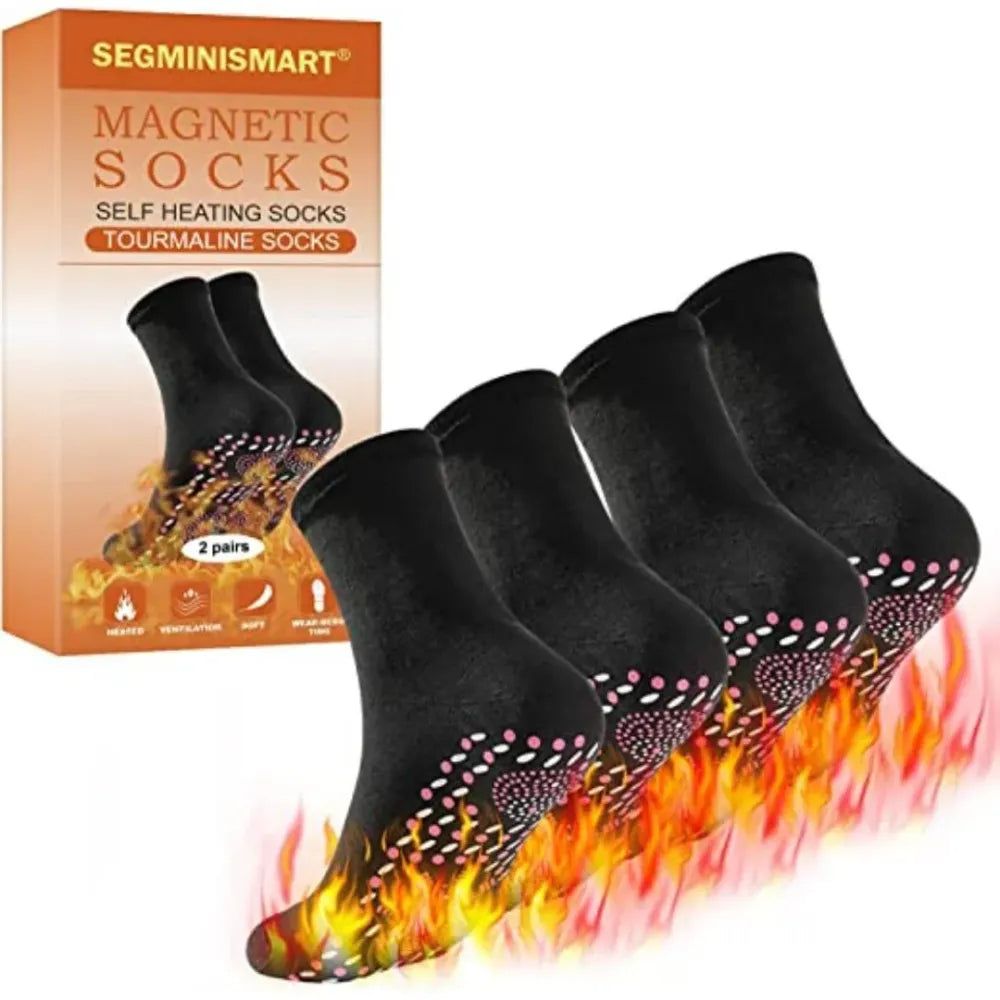 Self-heating winter socks