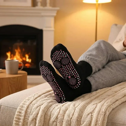 Self-heating winter socks