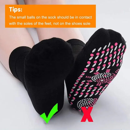 Self-heating winter socks