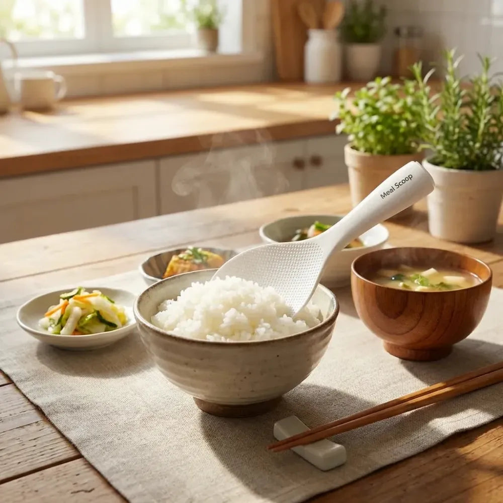 Self-standing non-stick rice spoon (pack of 2)