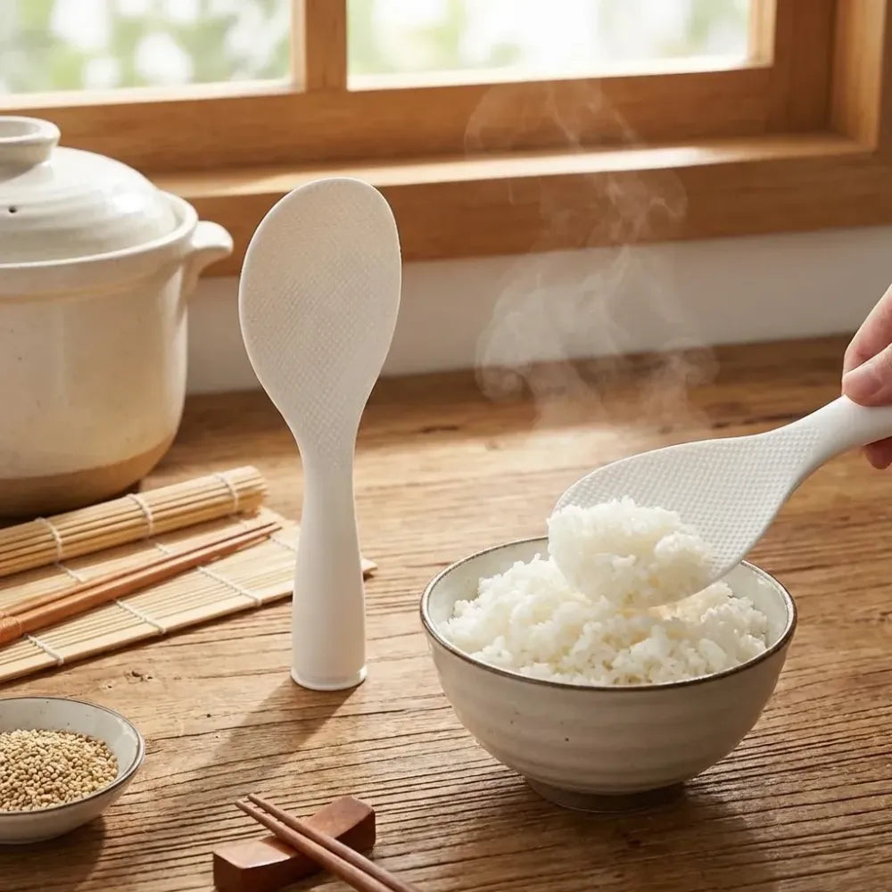 Self-standing non-stick rice spoon (pack of 2)