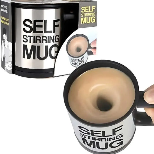 Self stirring coffee mug