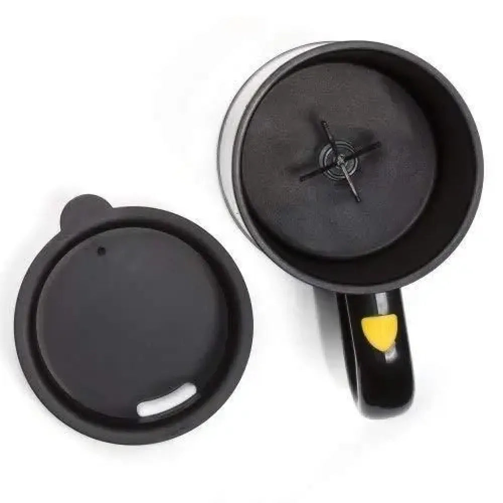 Self stirring coffee mug