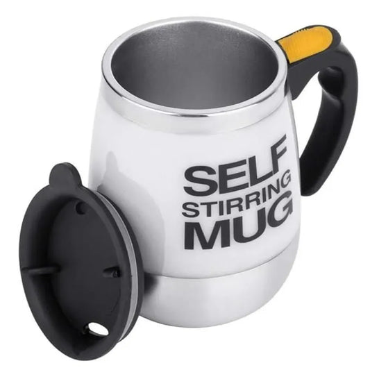 Self stirring mug