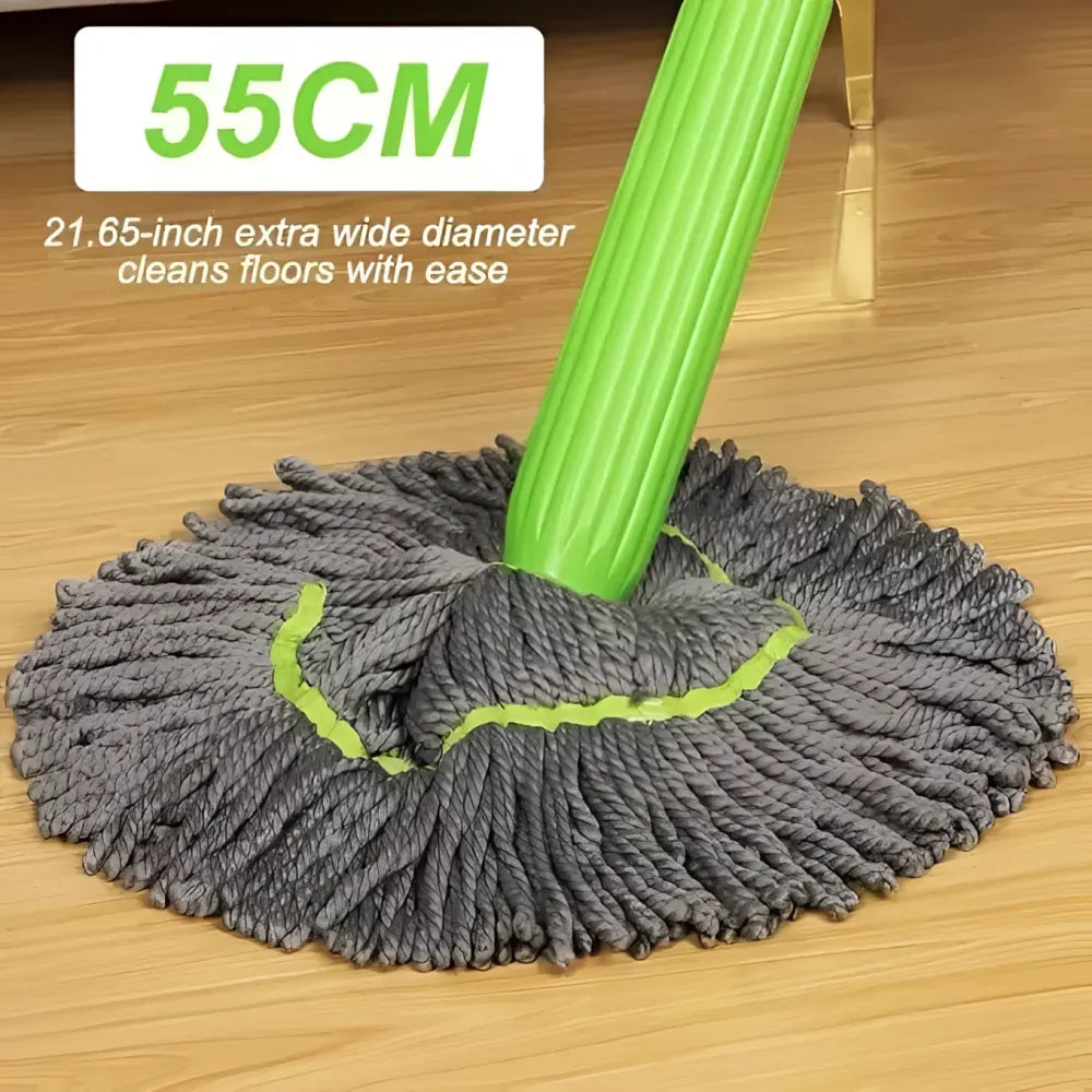 Self-twisting water rotating mop