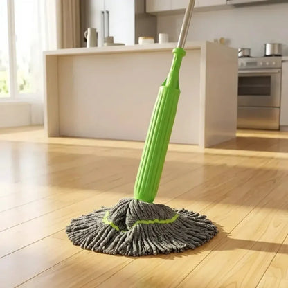 Self-twisting water rotating mop