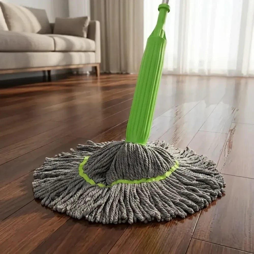Self-twisting water rotating mop